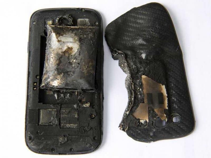 Burnt Phone