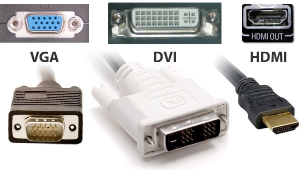 display connectors