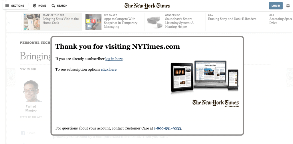 How to bypass The New York Times and Wall Street Journal