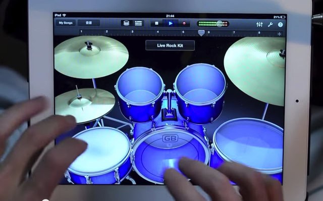 Ipad drumming