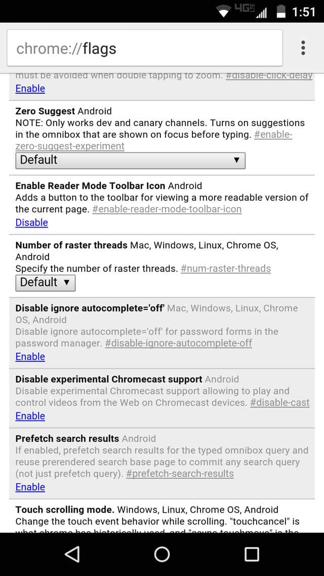 Chrome Reading Mode Setup