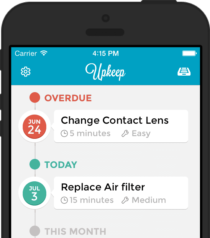 UpKeep is an app that will change your life