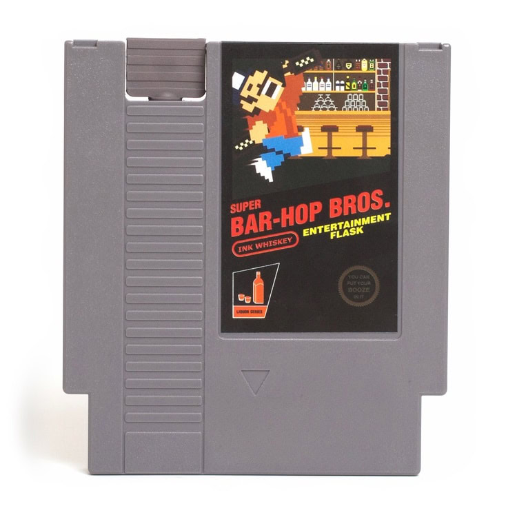 Nintendo cartridge flask