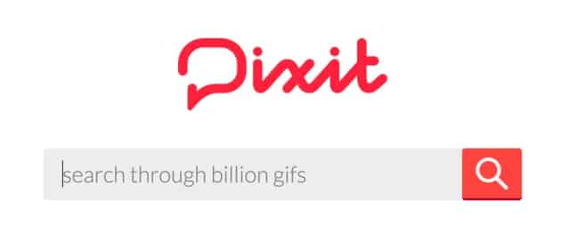 Pixit's gif search engine