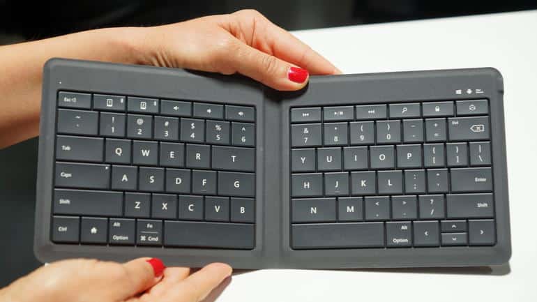 Microsoft folding keyboard