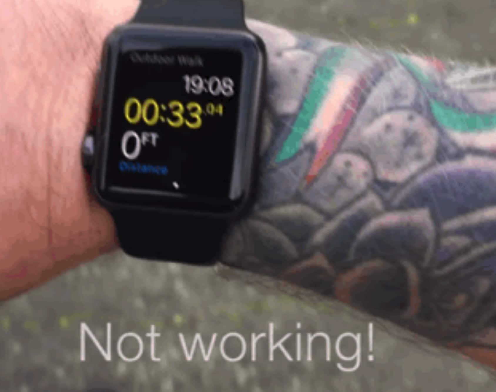 Apple watch isn't playing nice with tattoos