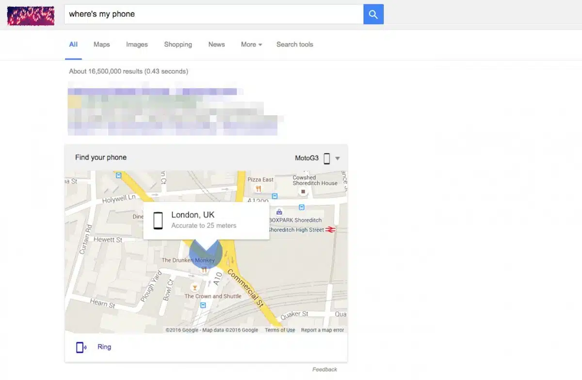 phone location