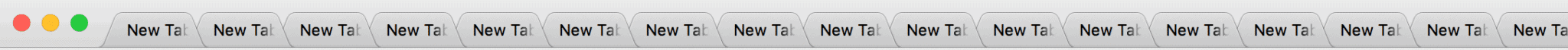 Eliminate tabs in google chrome