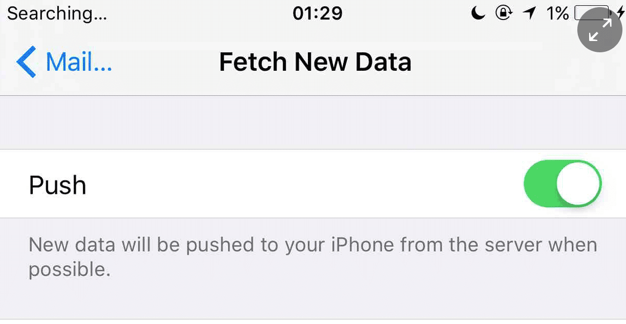 Ios fetch data