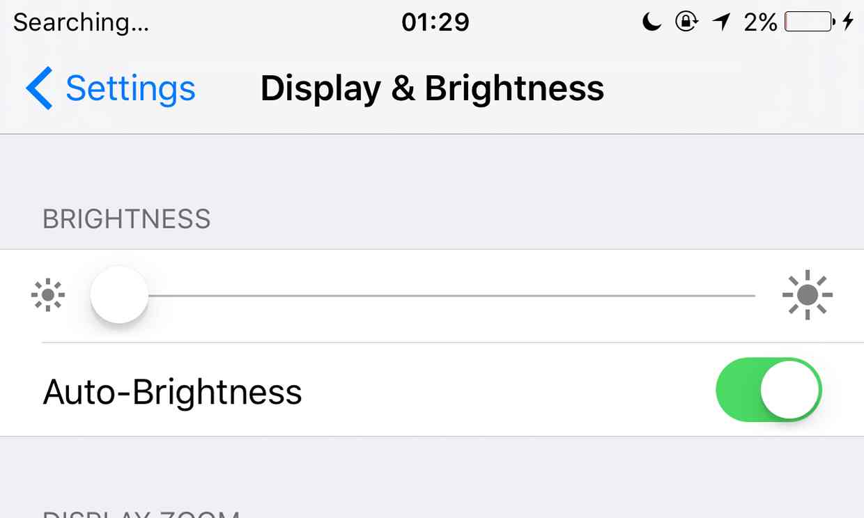 Brightness-iso