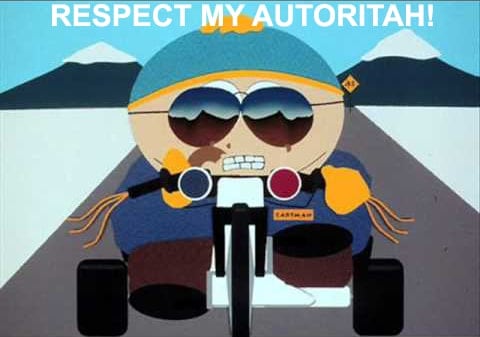 Eric cartman cop autoritah