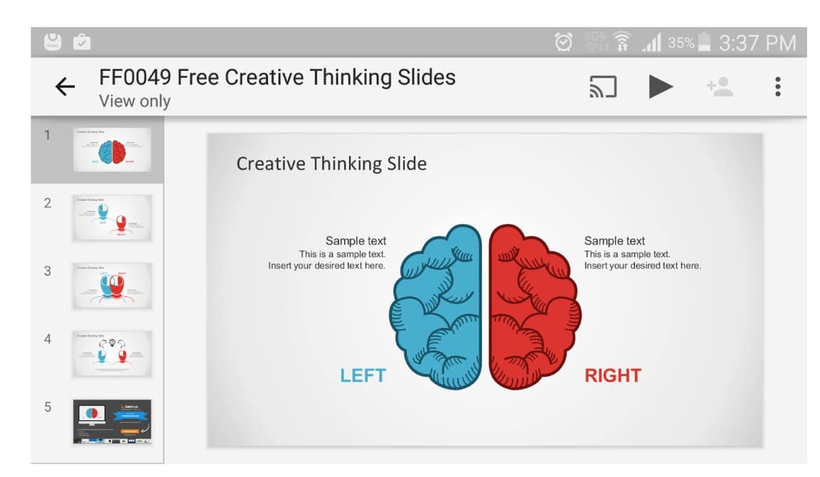 Презентация в google slides