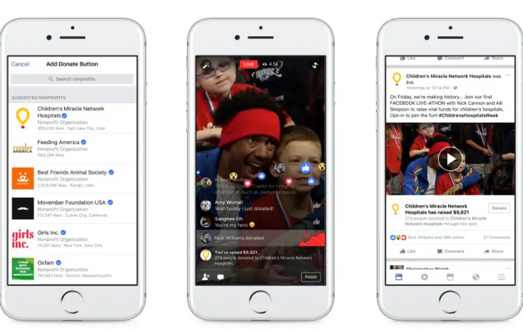 Facebook Fundraising Feature