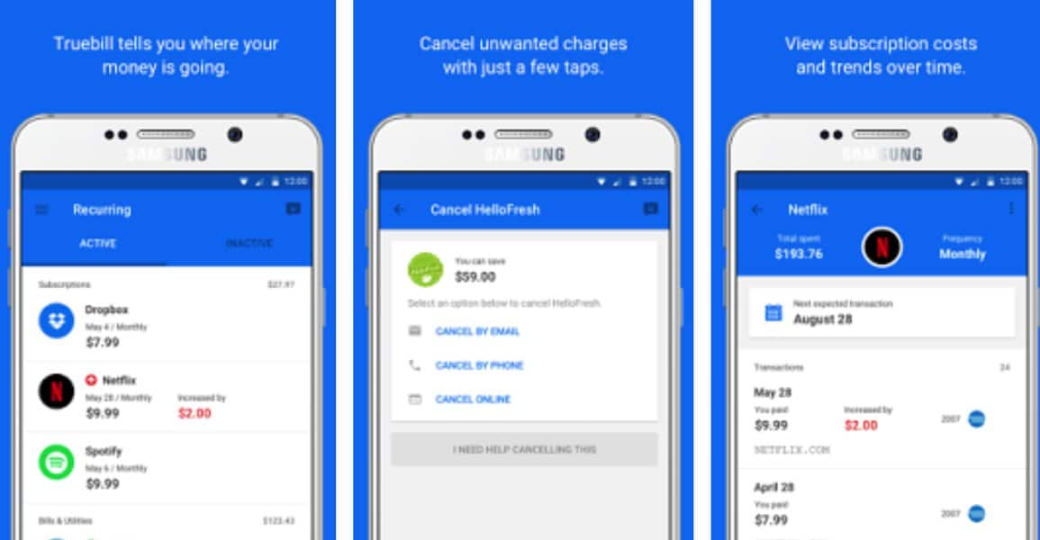 Truebill Is An App That Helps You Cancel All Those Unwanted ...