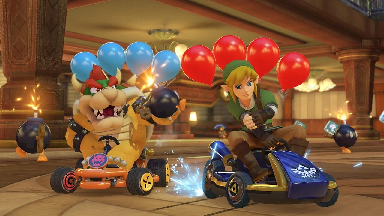 mario kart 8 deluxe balloon battle