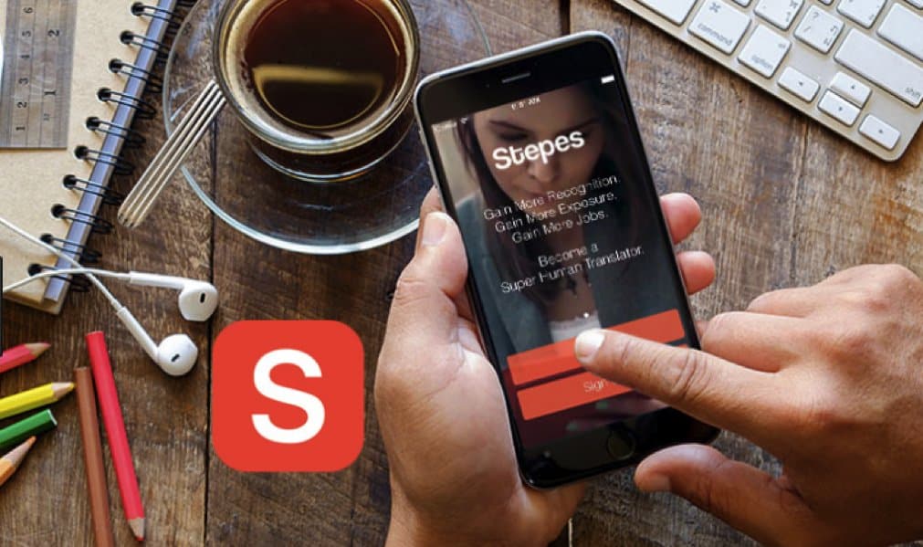 Stepes translator app