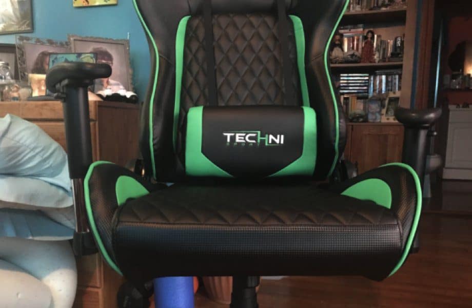 Techni Sport TS5000 Green Gaming Chair Review KnowTechie