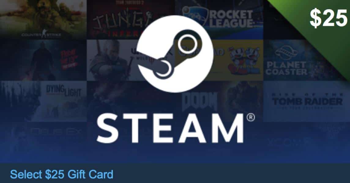 Steam gift card