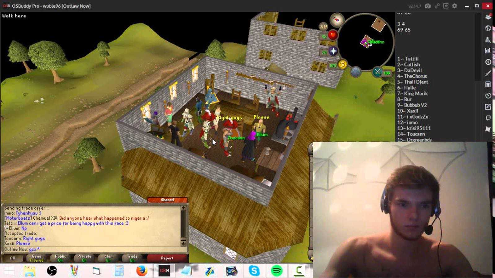 Authentic runescape gameplay