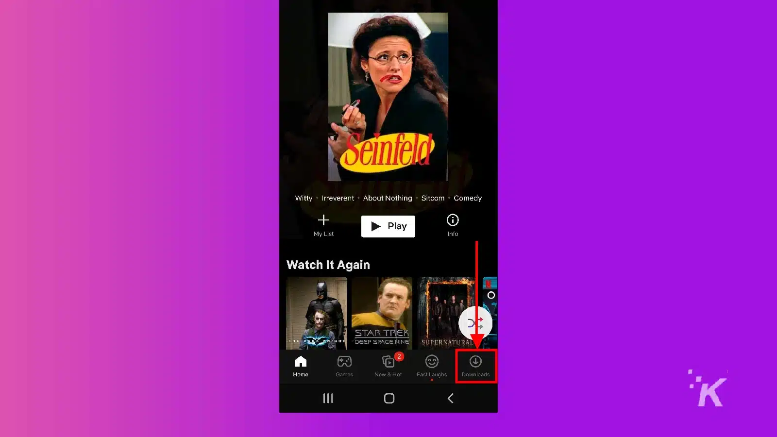 MovPilot Netflix Video Downloader screenshot on purple background