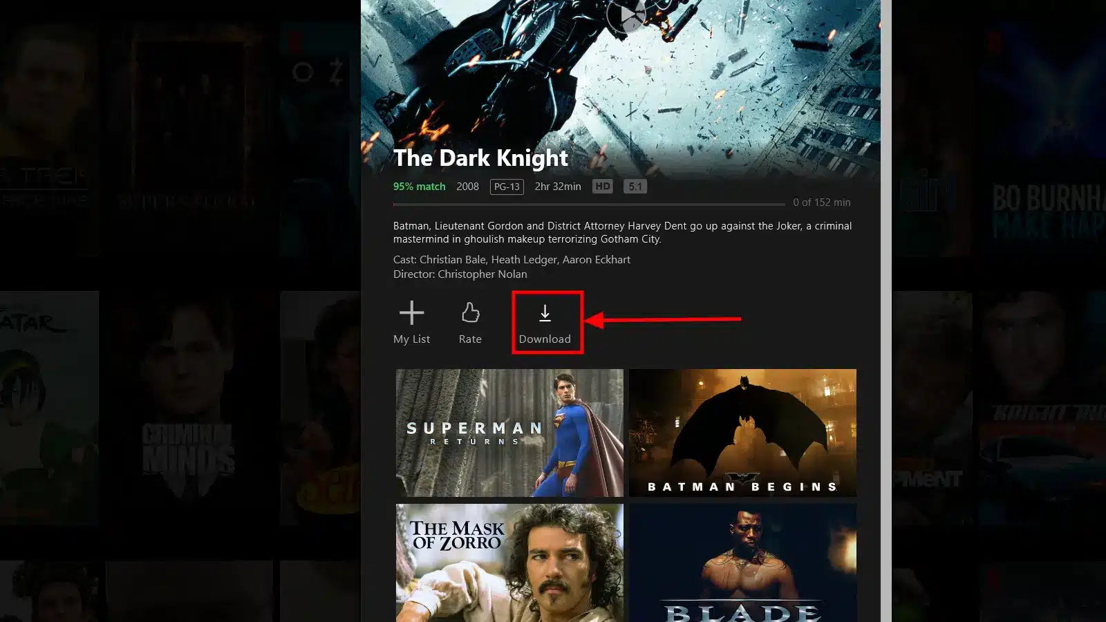 Netflix pc app download movie