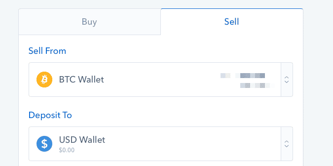 sell bitcoin