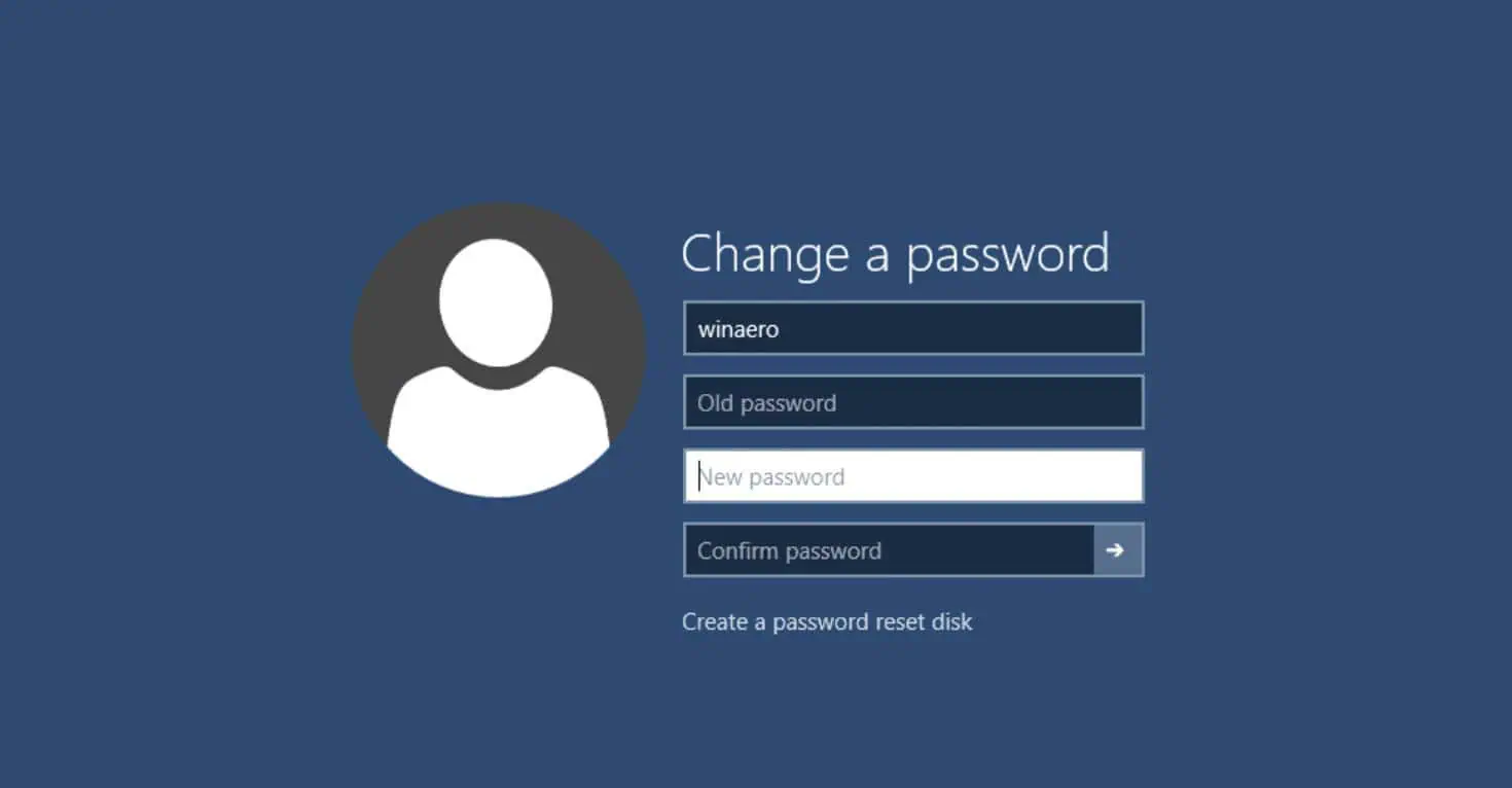 How to reset a forgotten Windows 27 password of a local Microsoft