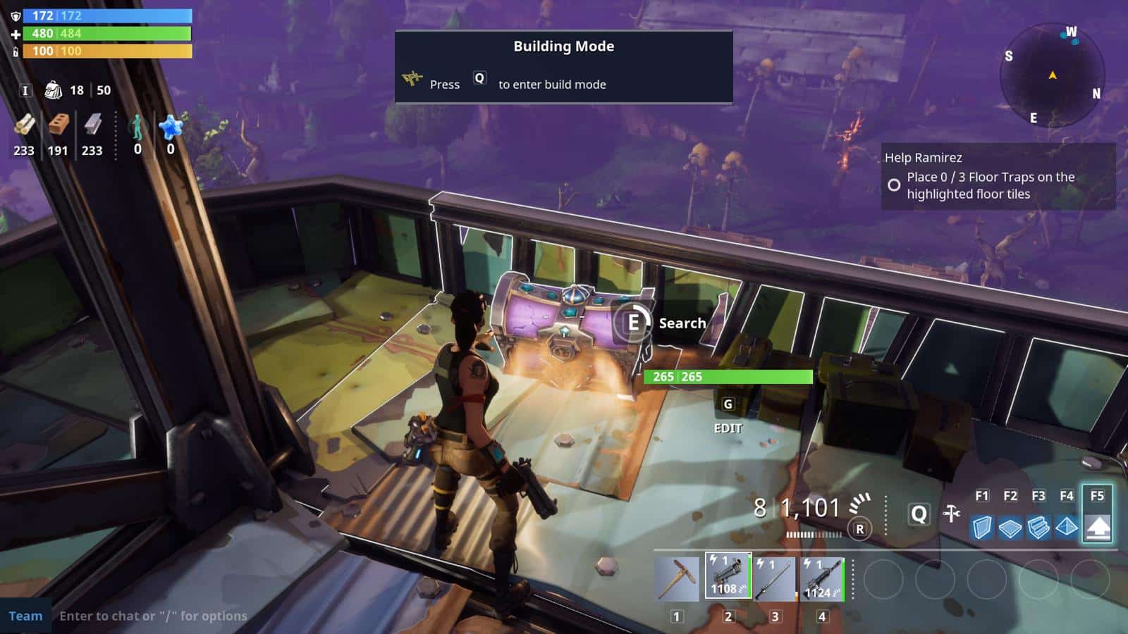 Fortnite looting