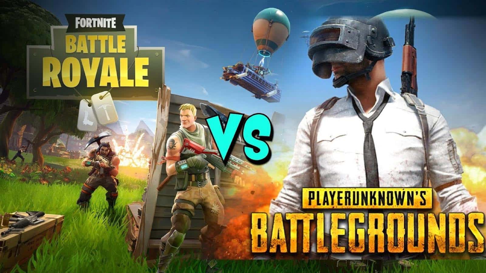 fortnite vs pubg