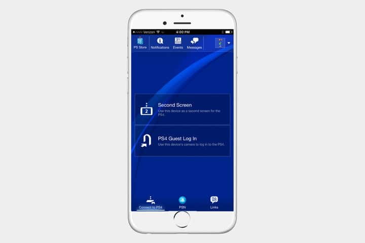 ps4 app sync
