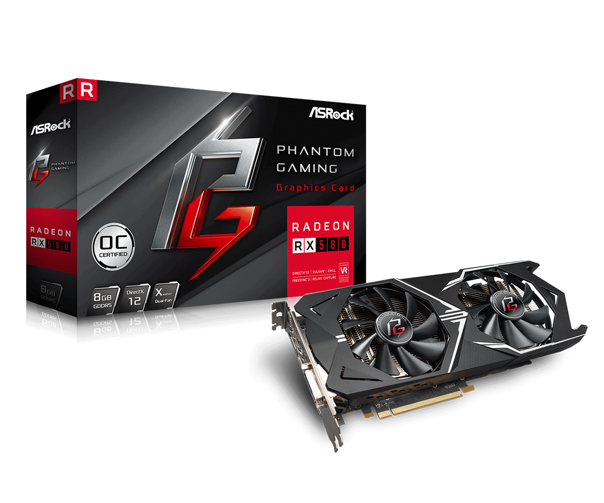 Phantom Gaming X Radeon RX580 8G OC(L1)