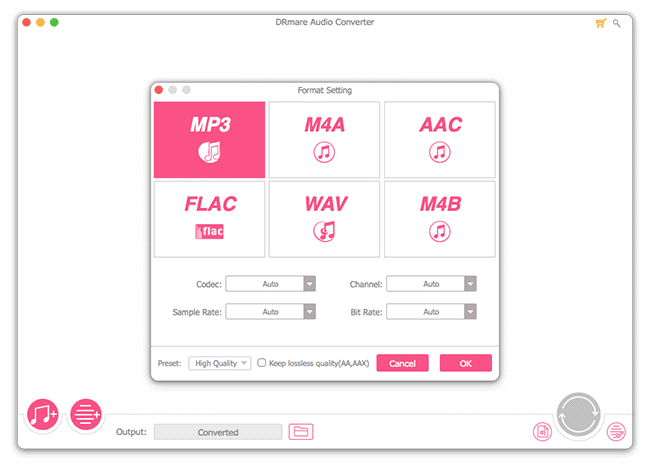audio format mac
