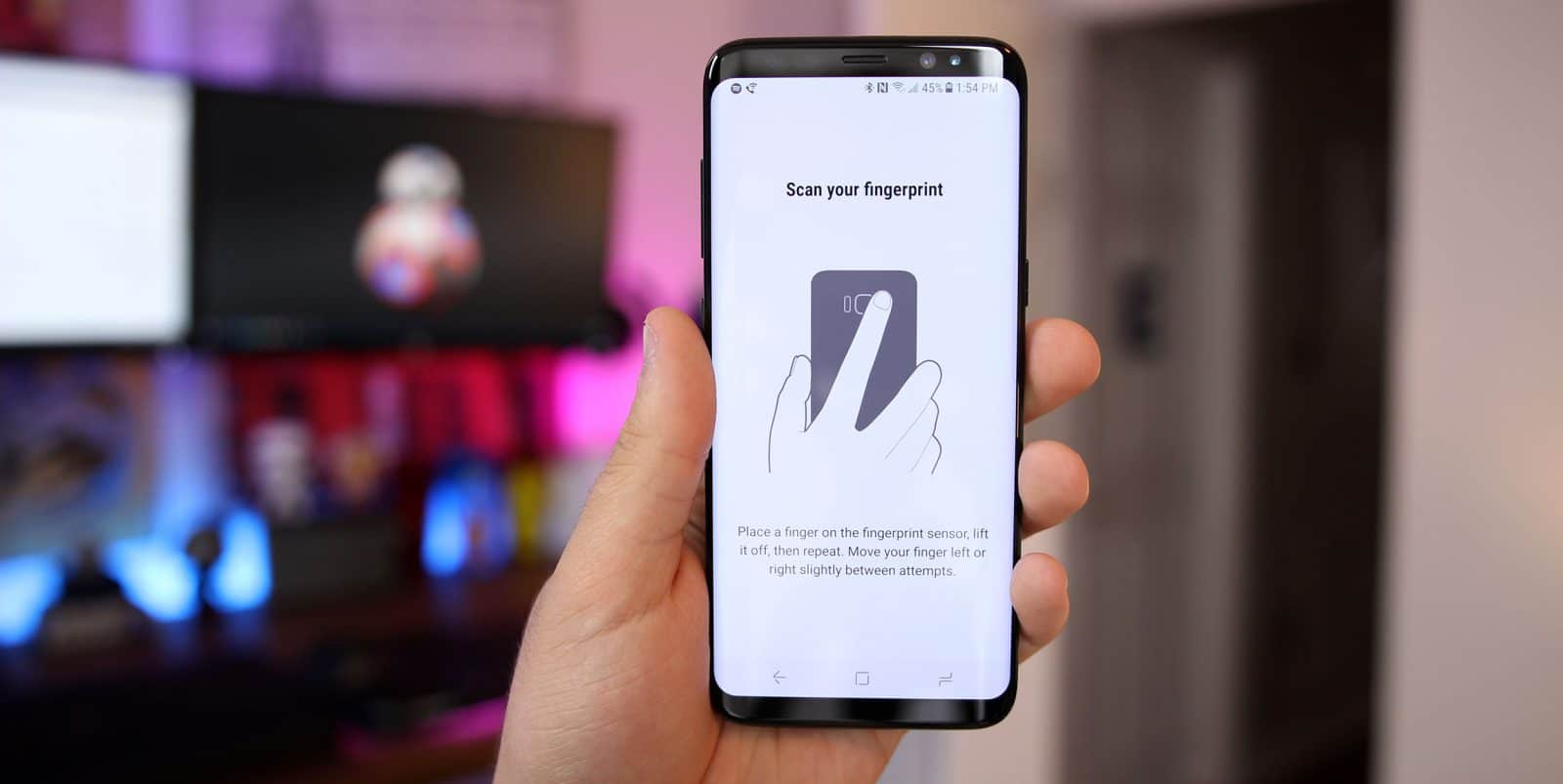 galaxy s9 fingerprint