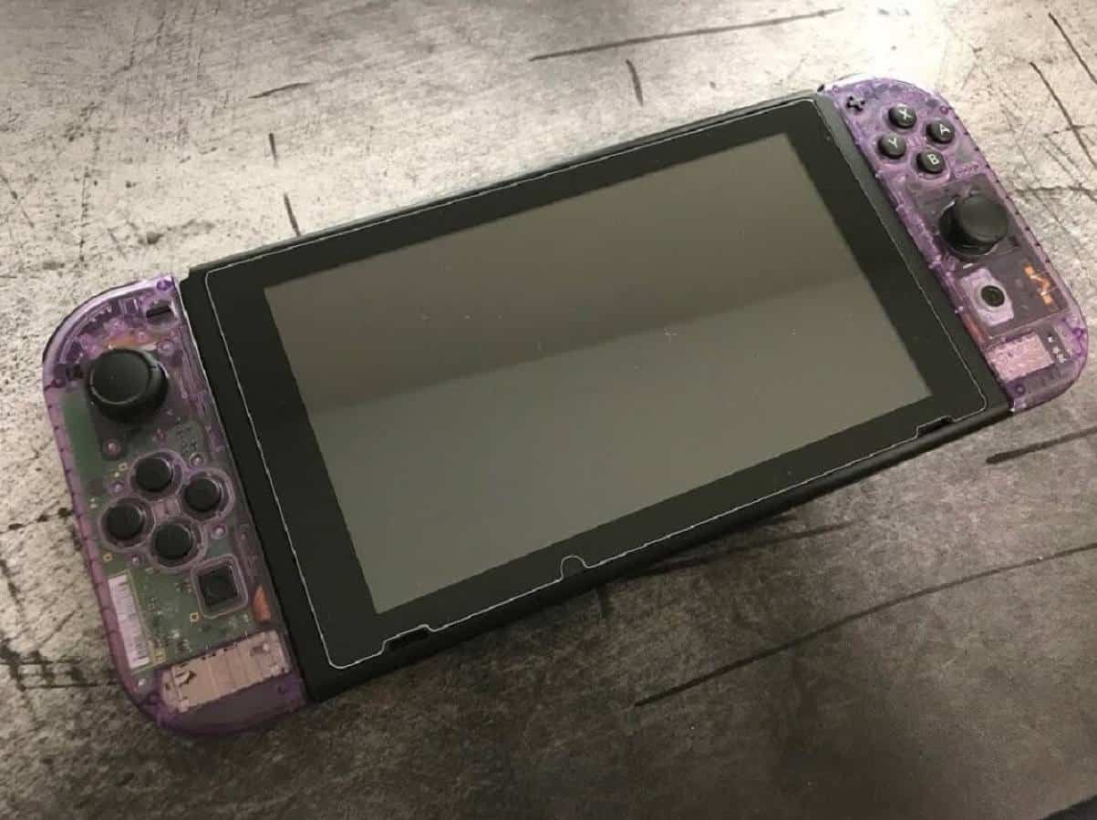 Atomic purple nintendo switch case