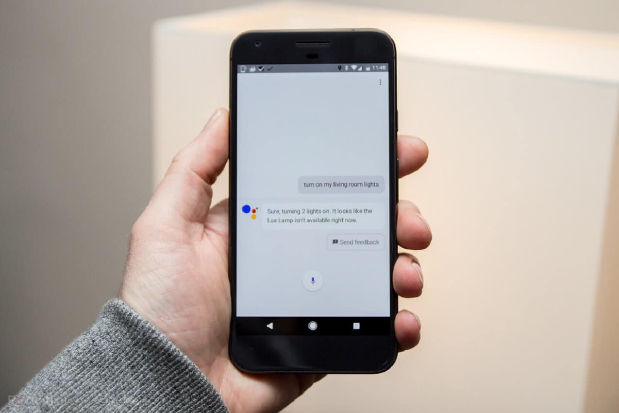 With Google Assistant