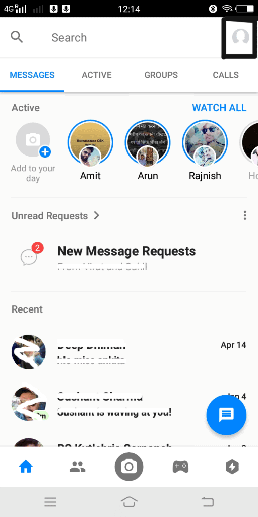 deactivate messenger