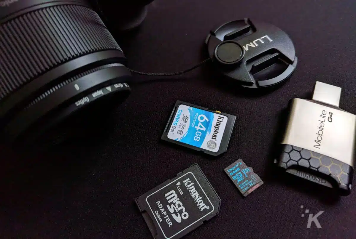 kingston sdcards and gadgets