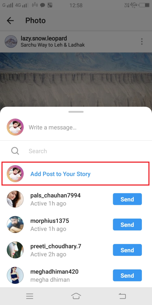 The easiest way to to reshare Instagram posts to stories