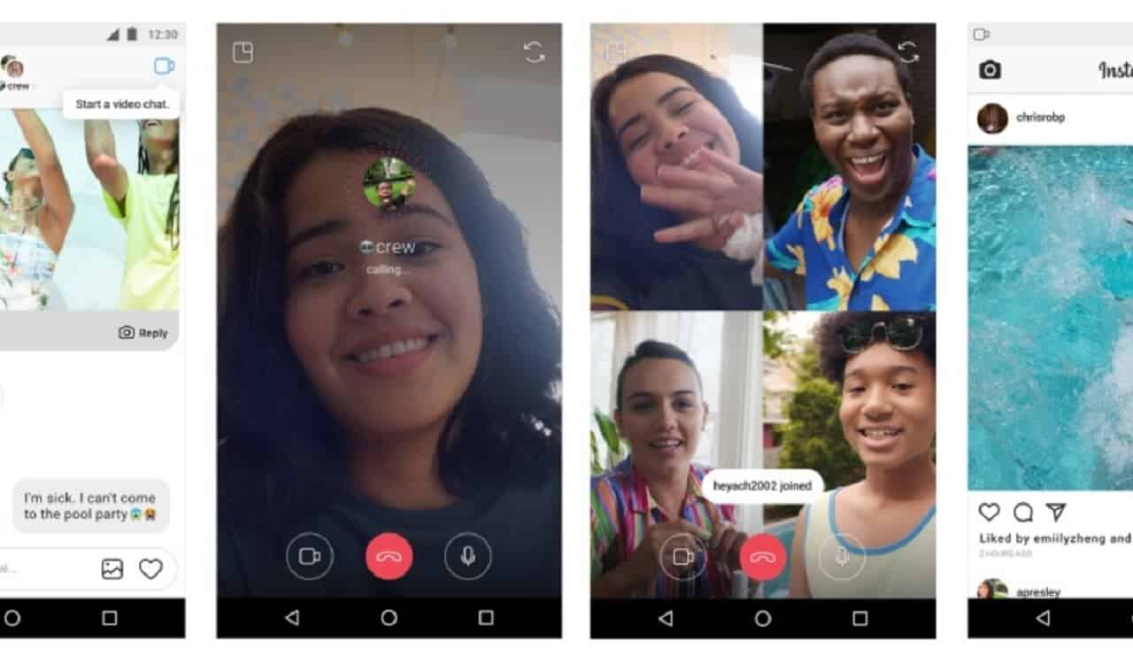 Instagram live video chat