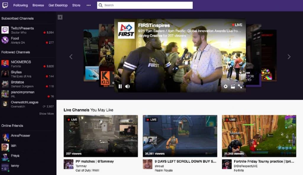 Twitch has some updates on the way to help stream discovery