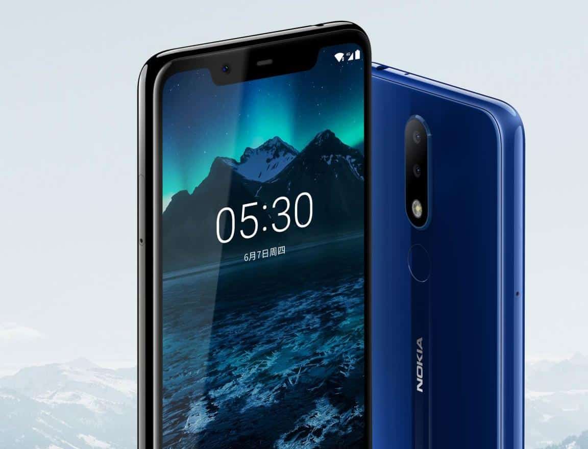 The quietly announced Nokia X5 features a 5.8" screen and a notch