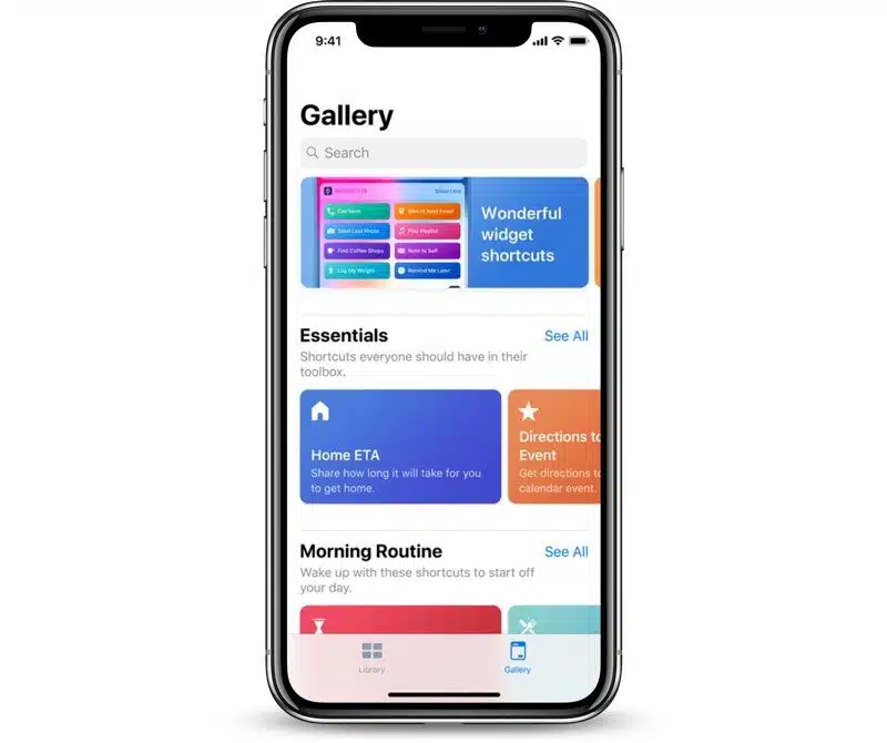 Shortcuts app
