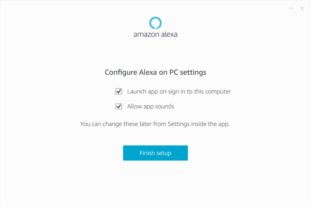 Configure alexa on pc settings amazon alexa