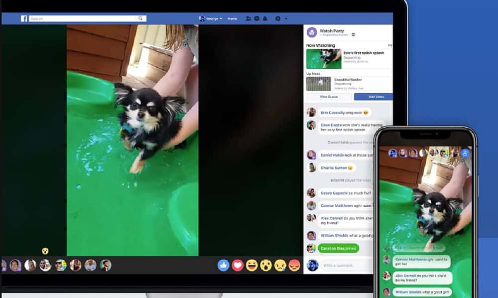 Facebook is bringing a "Watch Videos Together" feature to Messenger