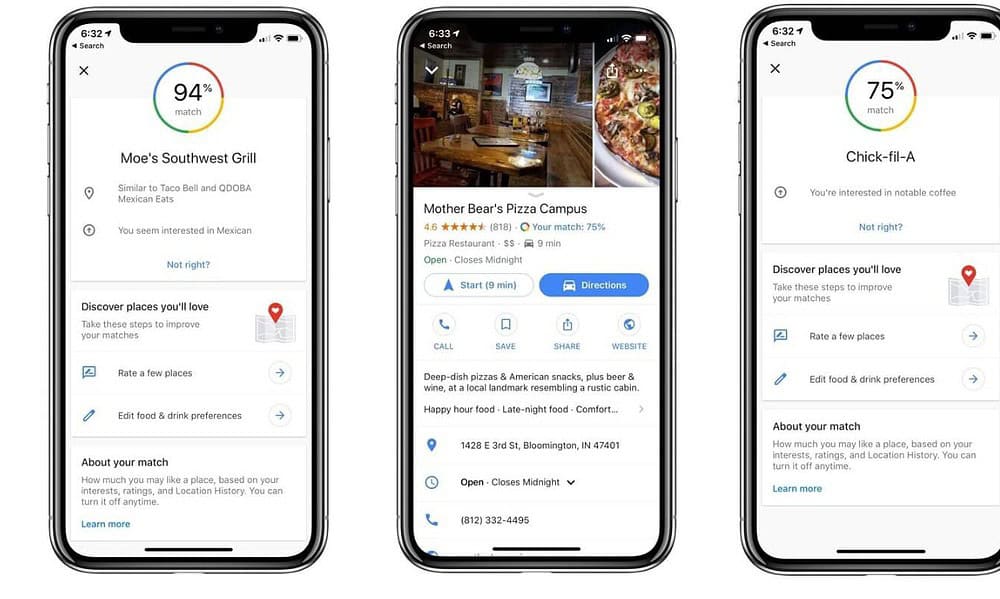 Google Maps on iOS wants to make sure your next restaurant choice is a