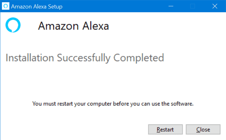 Alexa setup windows store 10