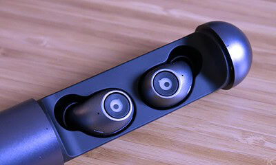crazybaby air 1s earbuds in carrying case