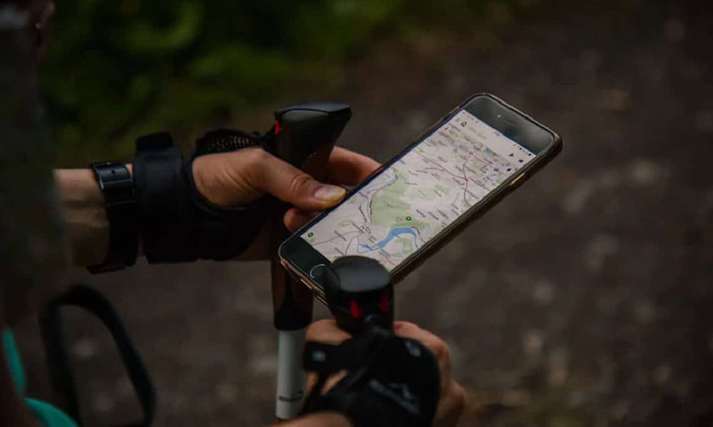 google maps battery