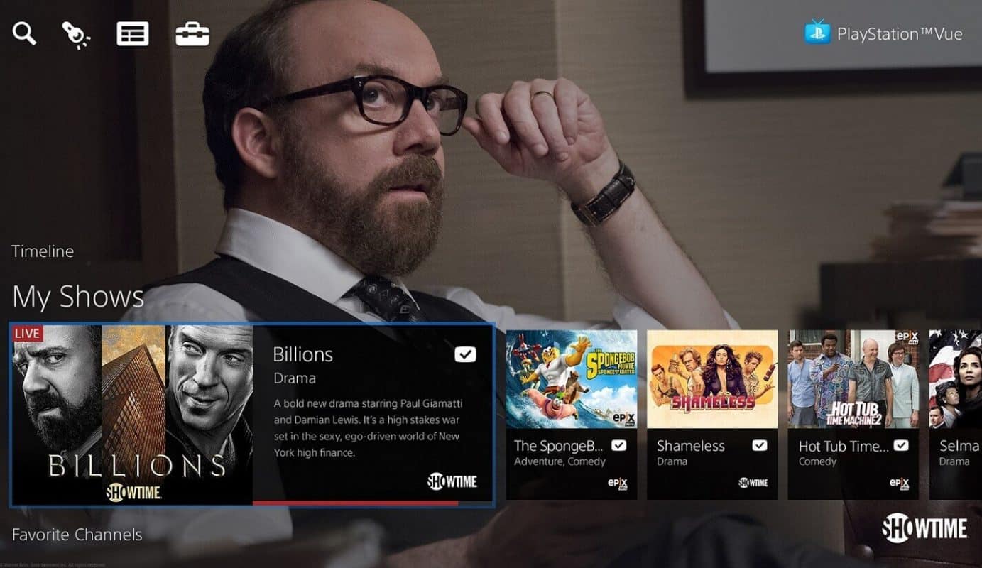 Playstation vue new local channels