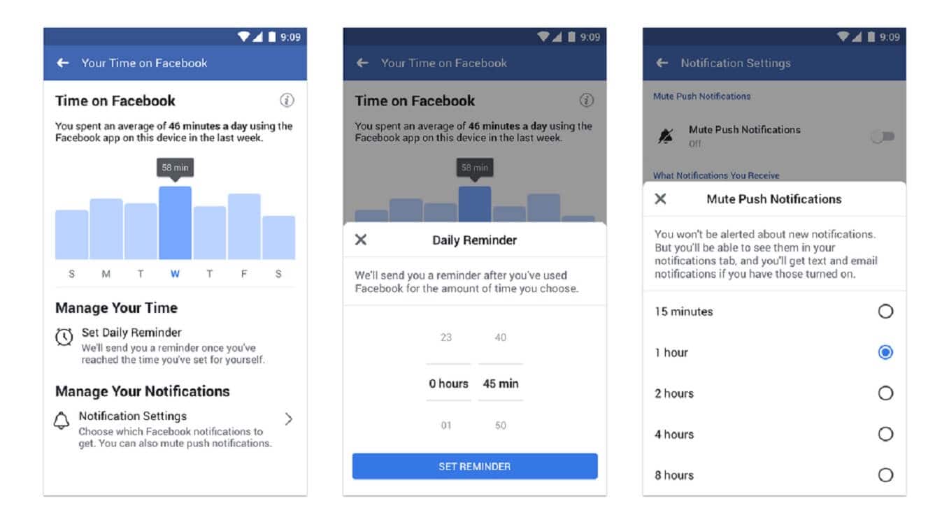 screen time facebook activity tracker